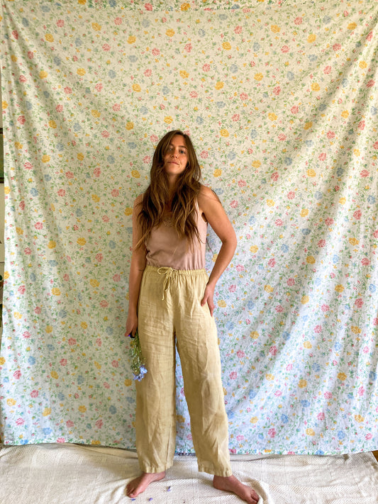 Marigold & Walnut Breezy Linen Pants