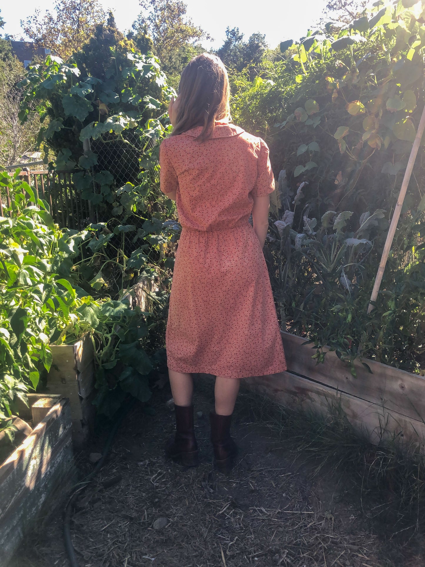 Madder Floral Peter Pan Collared Dress