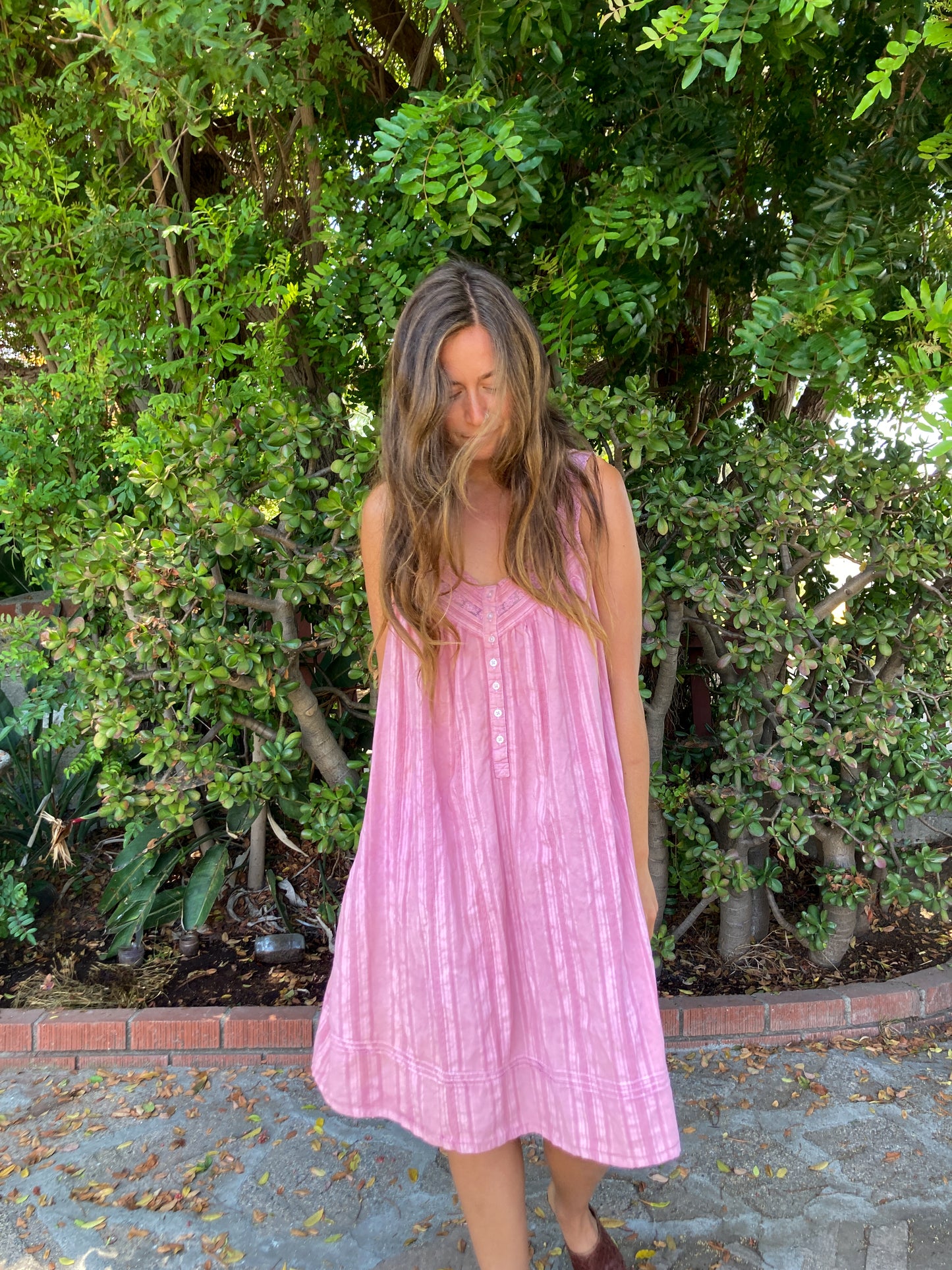 Lac Cotton Woven Mini Dress