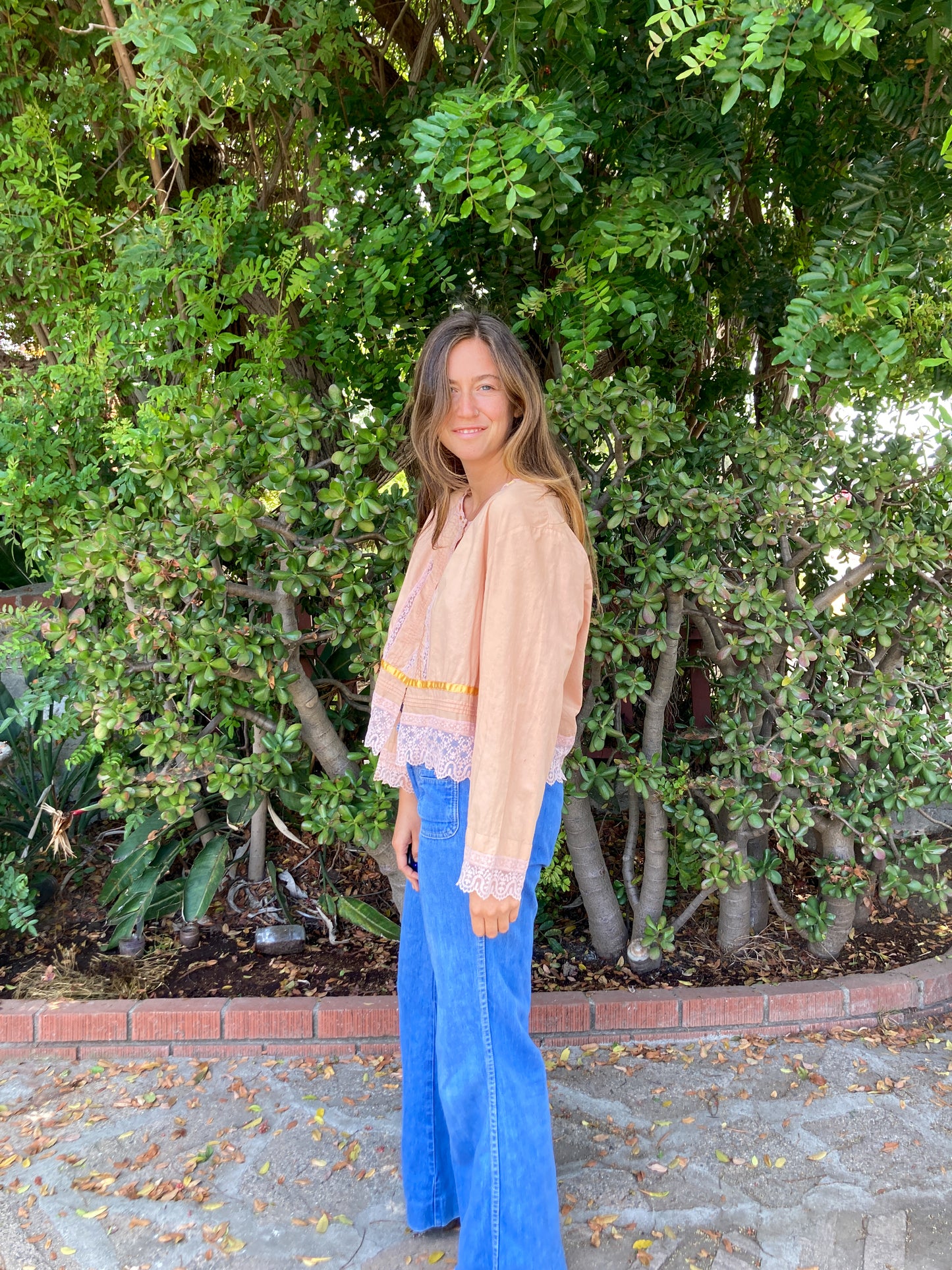 Cutch & Chestnut Lace Blouse