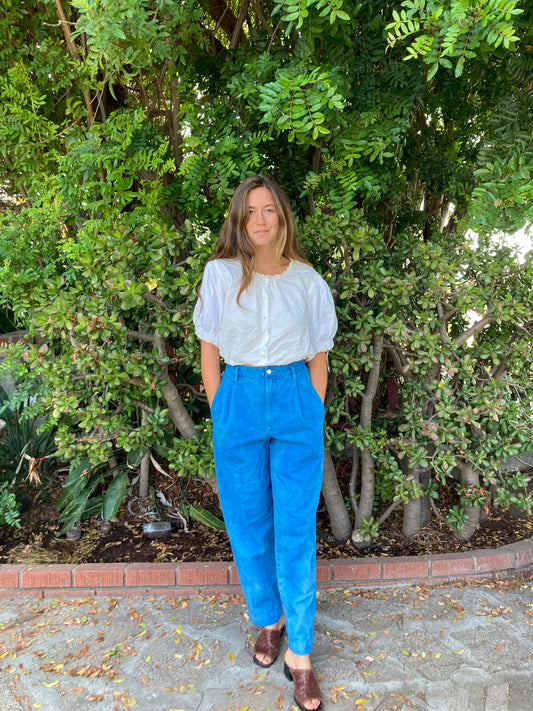 Indigo Canvas Trouser