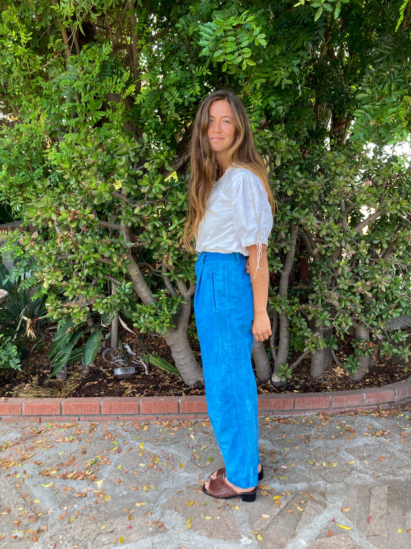 Indigo Canvas Trouser