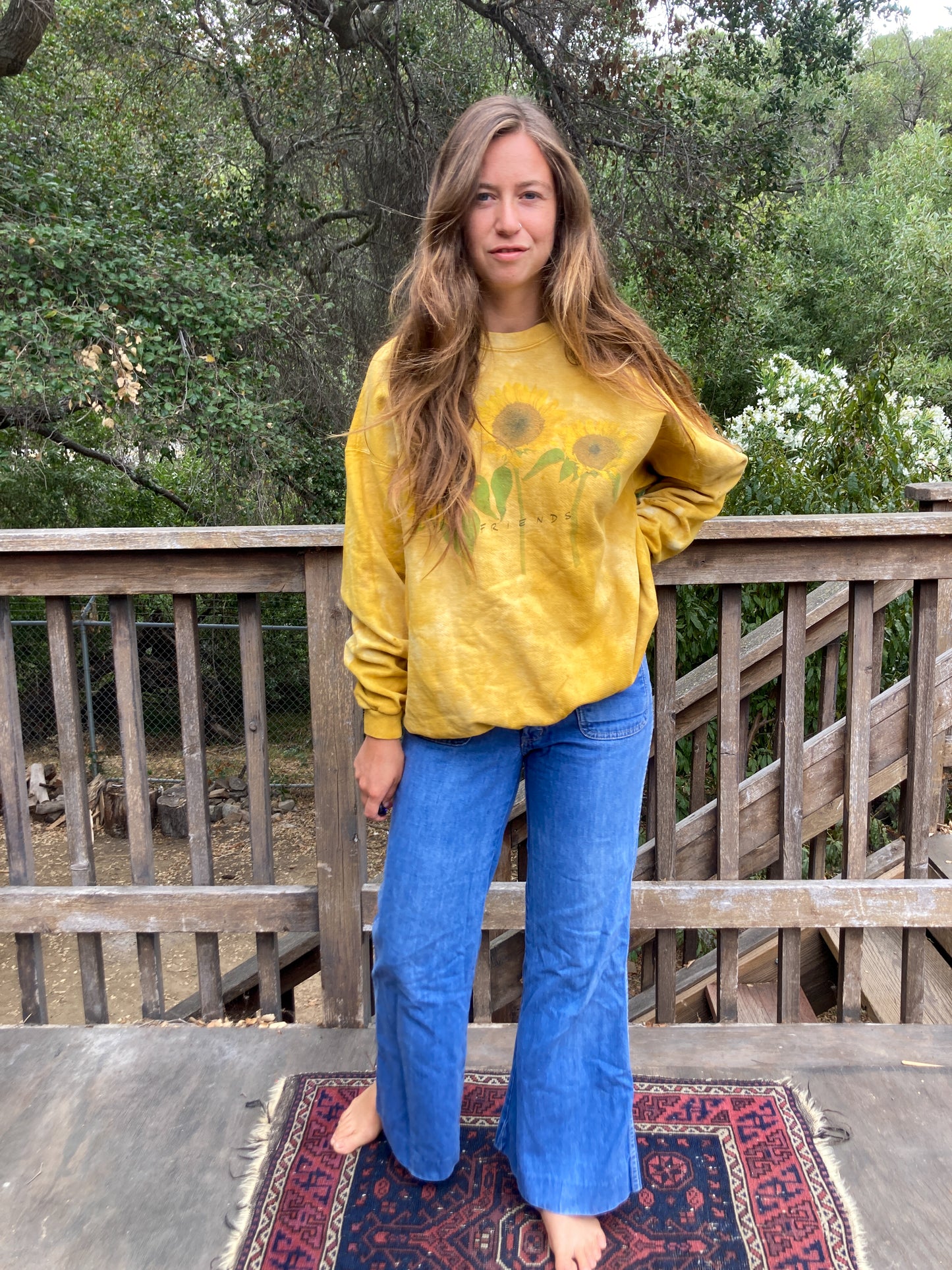 Marigold Friends Sunflower Sweatshirt