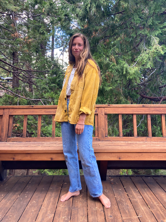 Marigold Patchwork Workwear Jacket