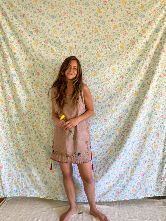 Cutch & Logwood Mini Dress