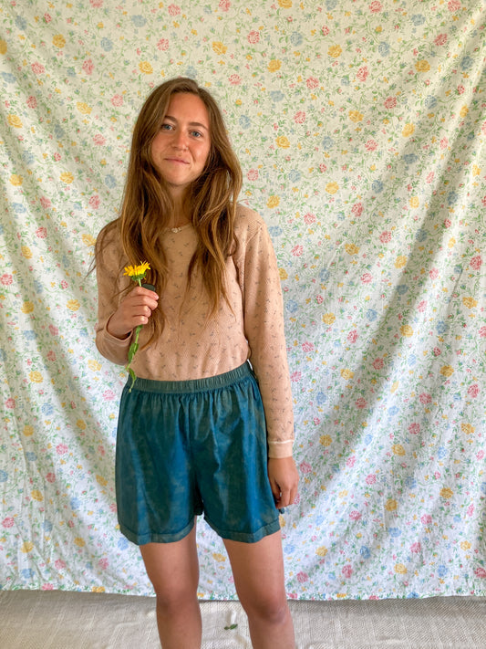 Cutch & Logwood Waffle Floral Longsleeve