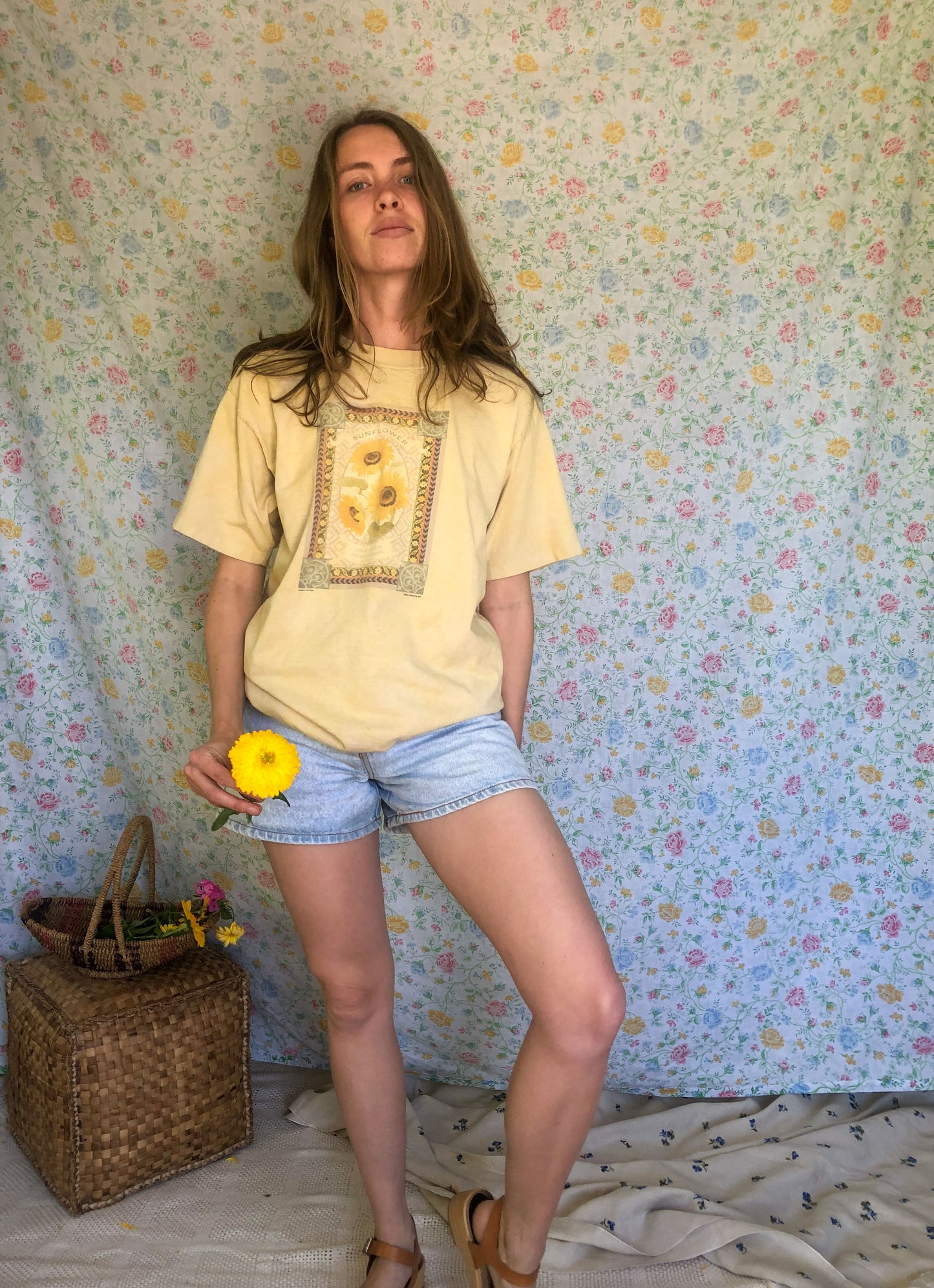 Unisex Marigold Sunflower Tee