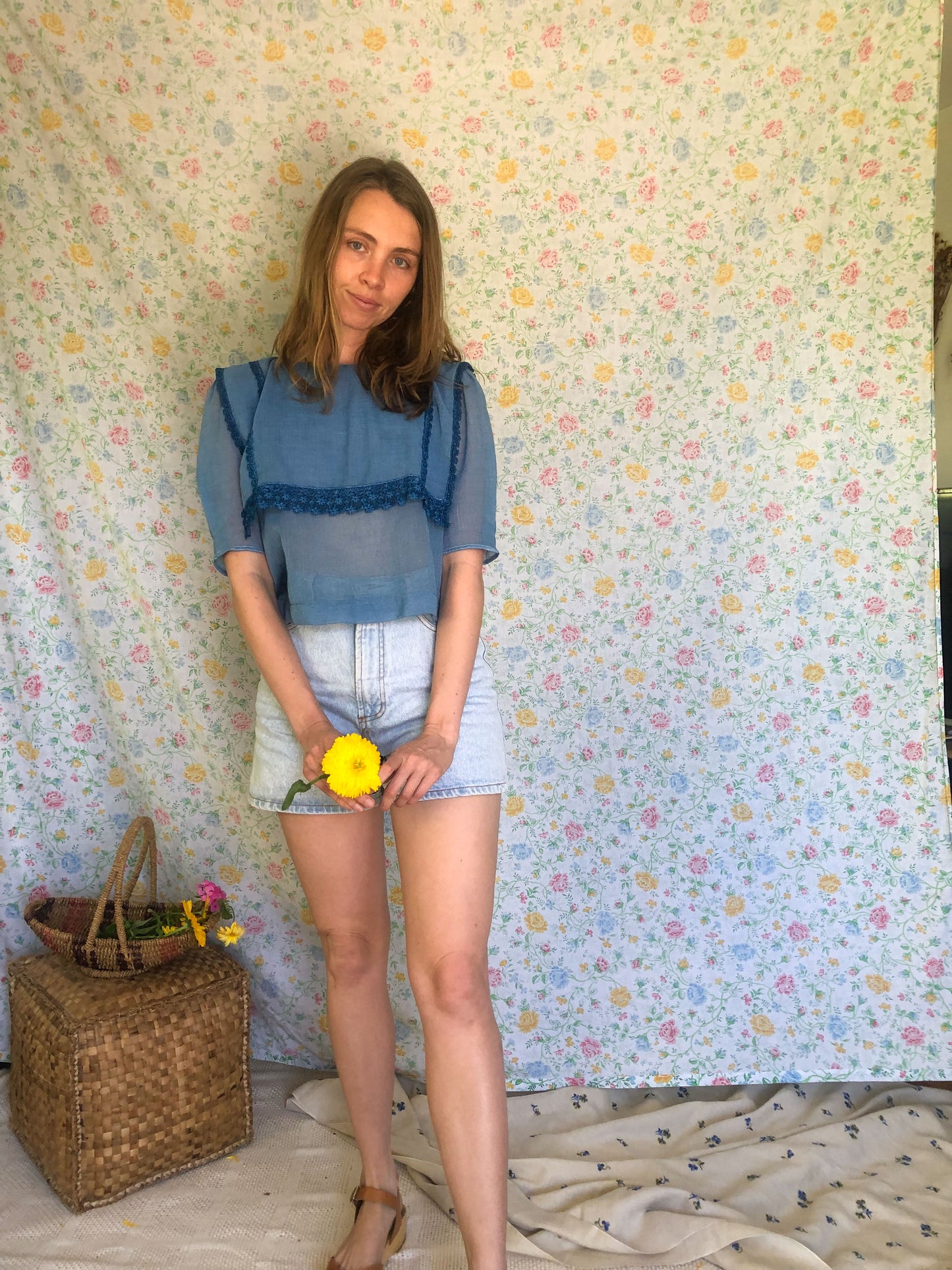 Indigo Gunne Sax Blouse