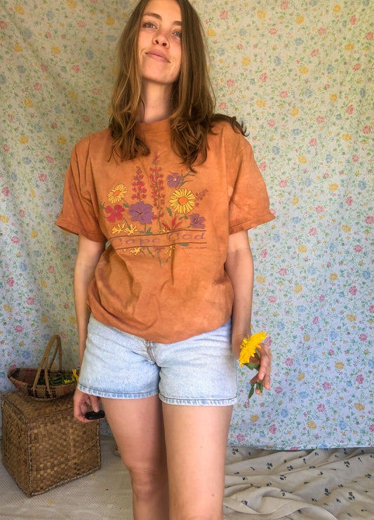 Unisex Madder Floral Cape Cod Tee