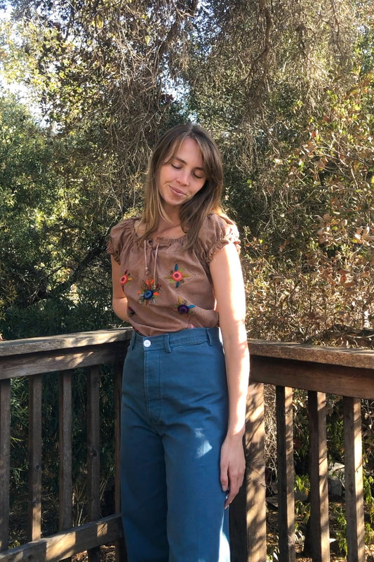 Cutch & Iron Embroidered Blouse