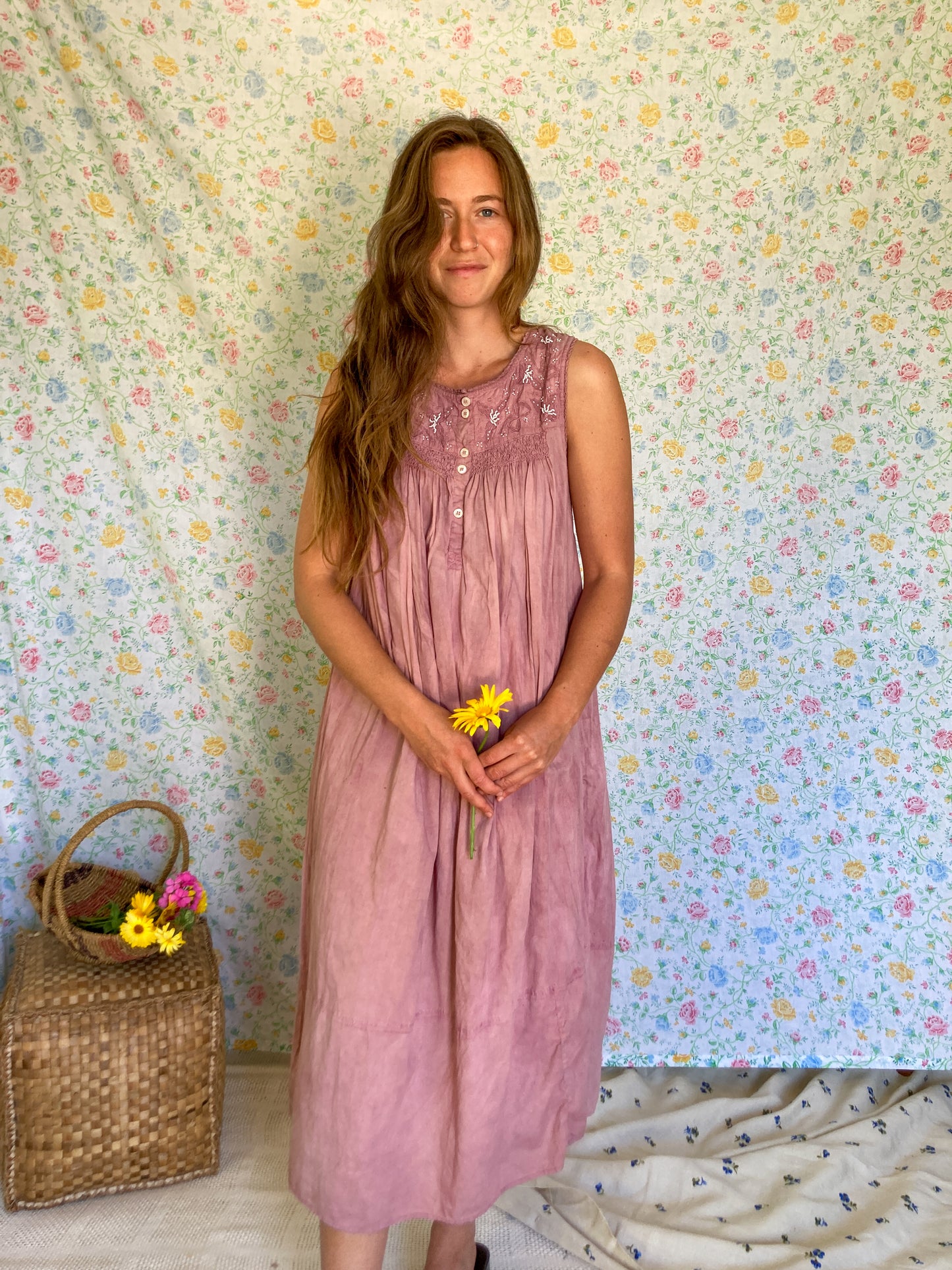 Logwood & Lac Beaded Nightgown