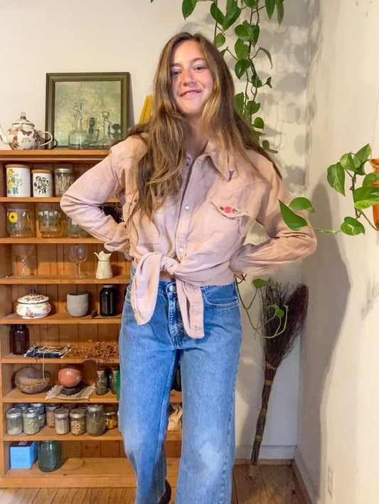 Cutch & Logwood Western Gauze Shirt