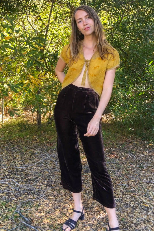 Eupitorium & Iron Bundled Silk Bed Jacket