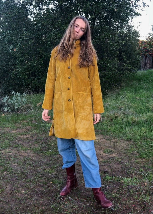 Marigold & Chestnut Oversized Cordoruy Jacket