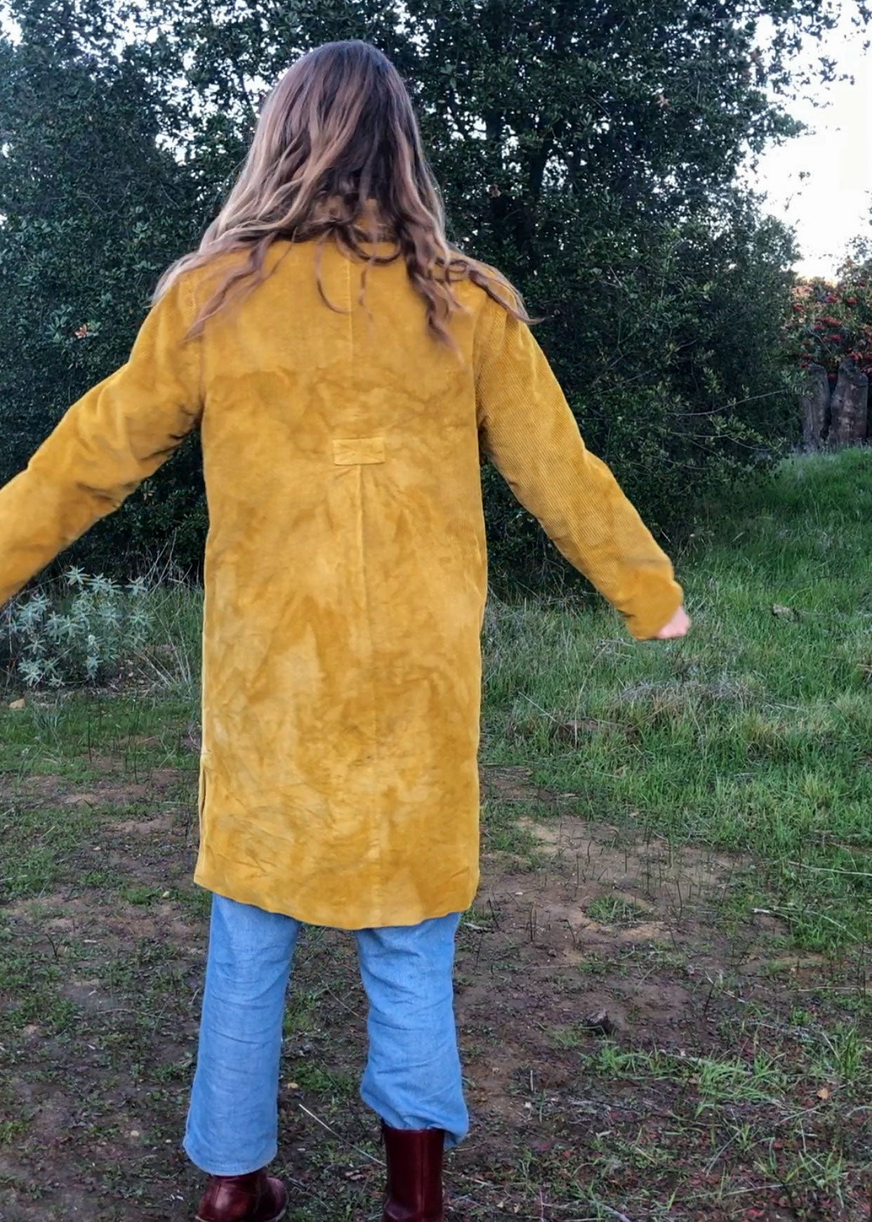 Marigold & Chestnut Oversized Cordoruy Jacket