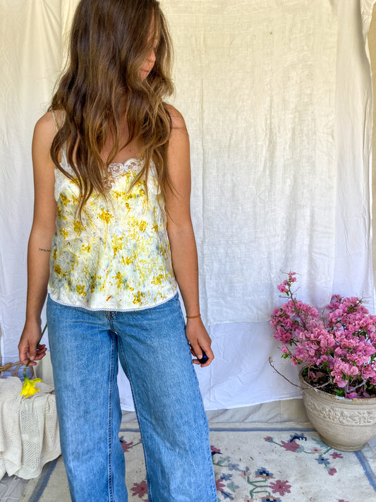 Bundle Dyed Silk Tank