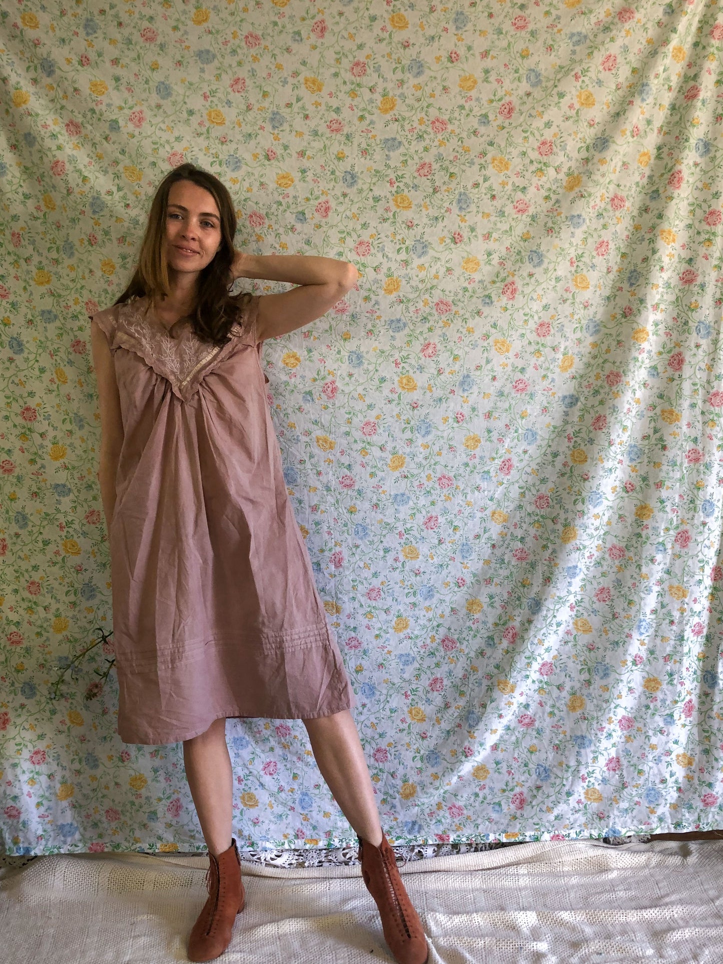 Cutch & Logwood Plum Nightgown