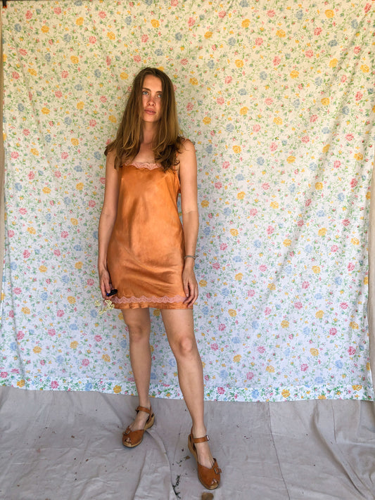 Madder & Marigold Ice Dyed Silk Slip Dress