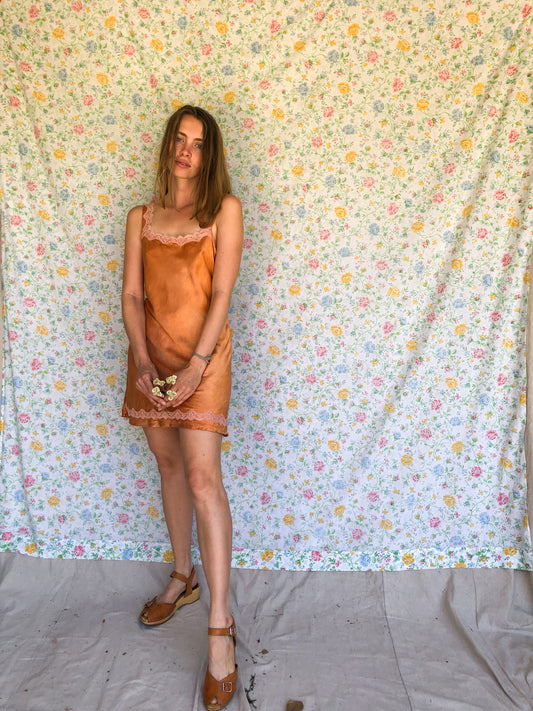 Madder & Marigold Ice Dyed Silk Slip Dress