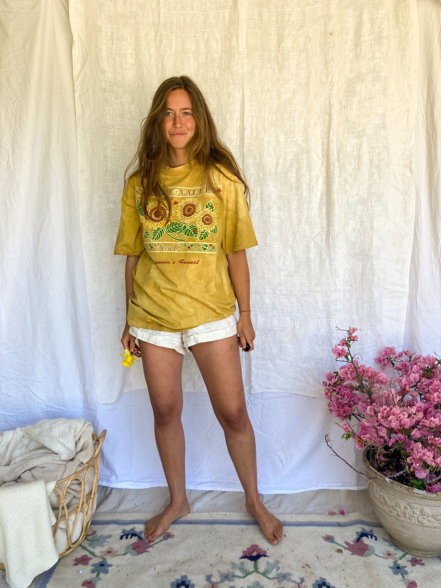 Marigold Sunset Valley Seed Co Tee