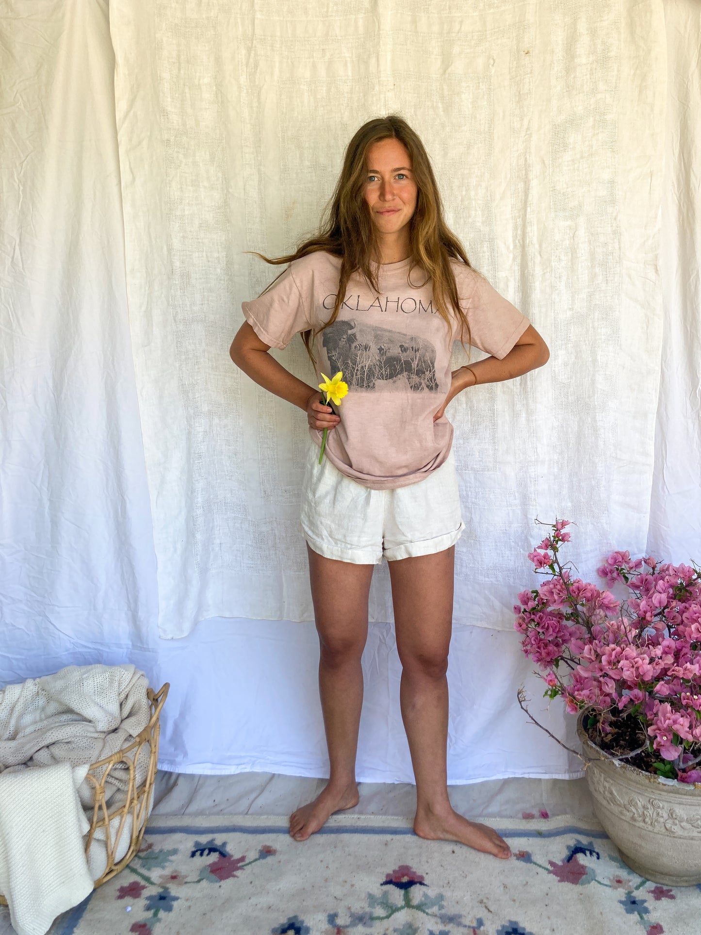 Plum Oklahoma Bison Tee