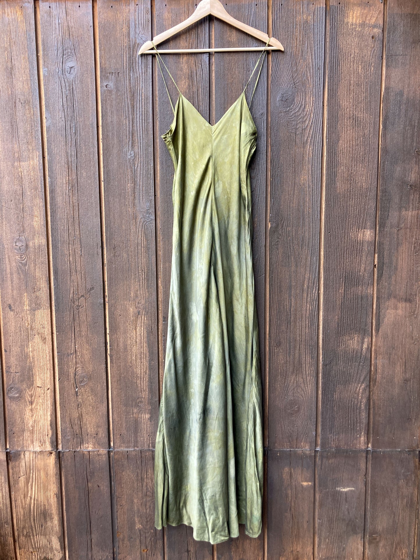 Marigold & Iron Silk Slip Maxi