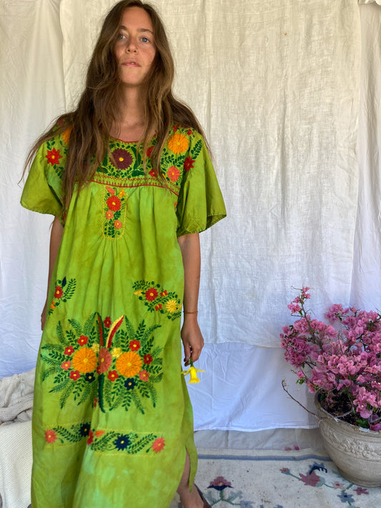 Marigold Traditional Huipil Dress