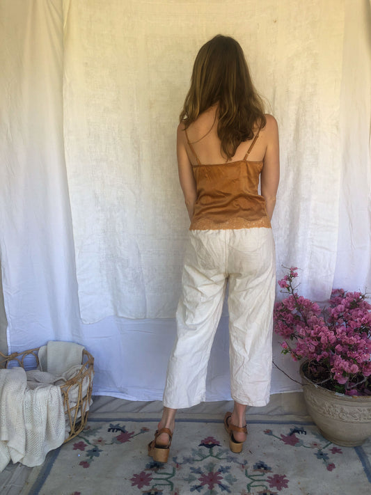 Madder Silk Lace Tank