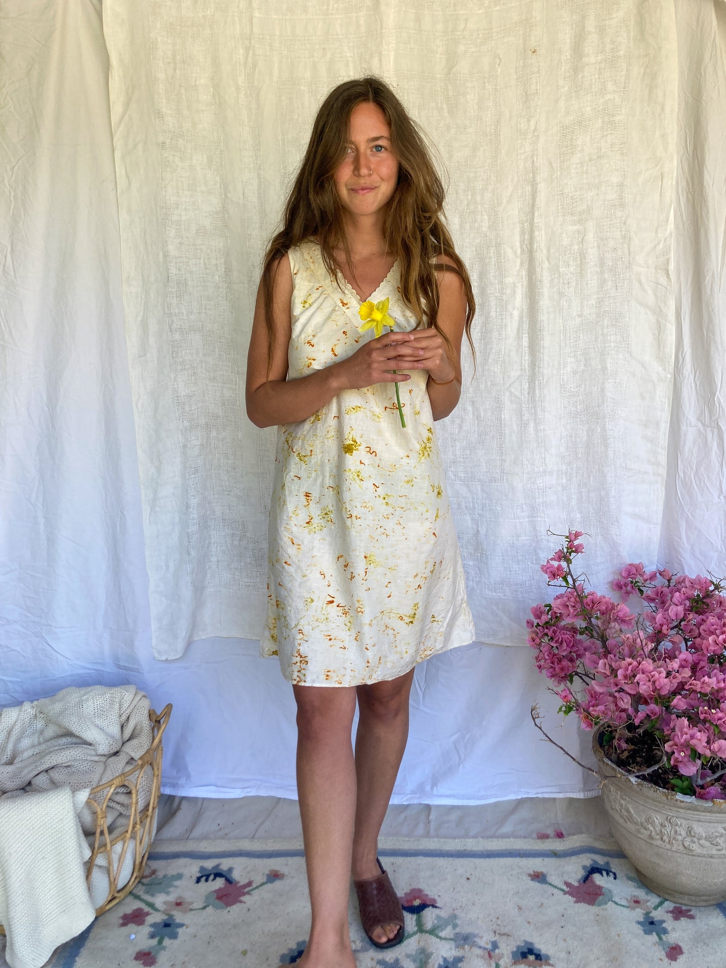 Marigold & Bundle Dyed Slip Dress