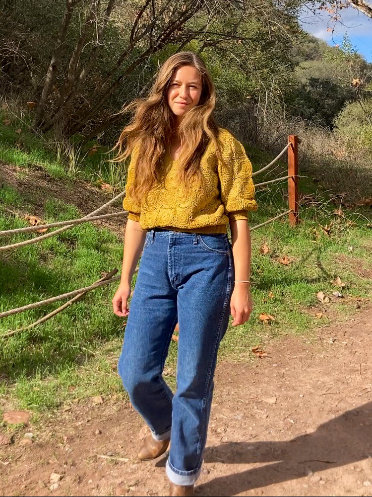 Marigold Knit Sweater Top