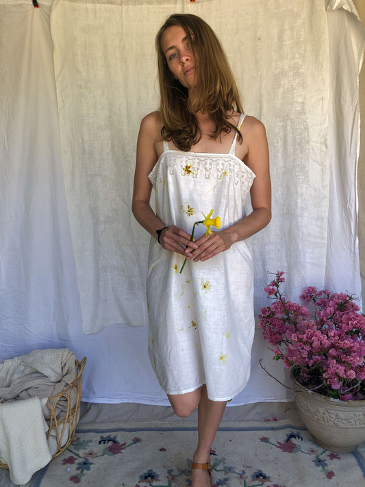 Bundle Dyed Cotton Slip Dress