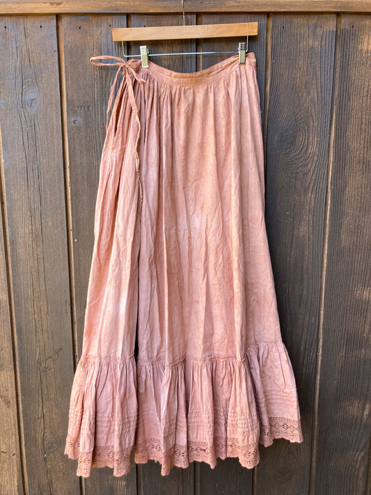 Cutch Victorian Pleated Lace Skirt