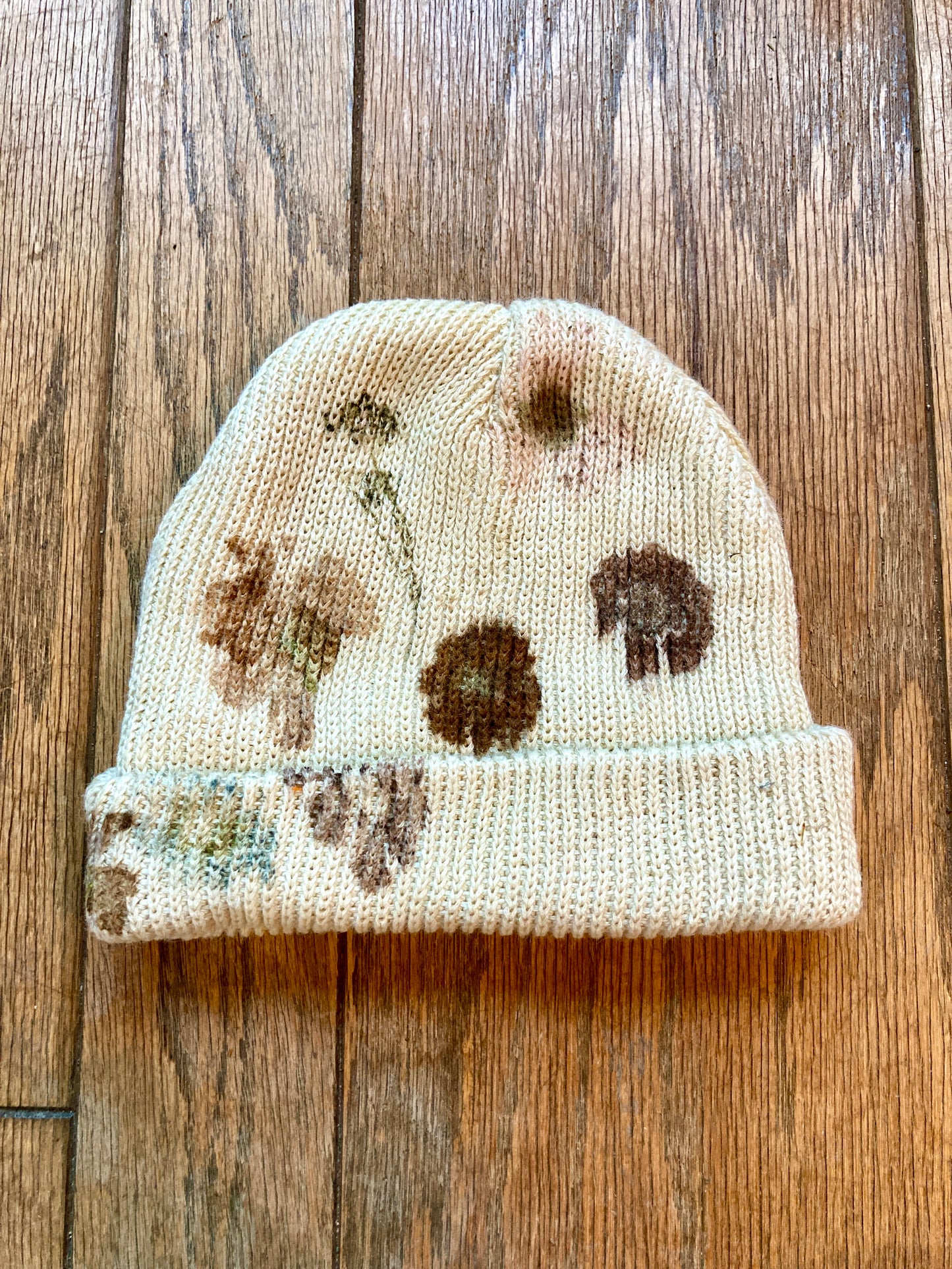 Flower Pressed Beanie - Sweet Alyssum