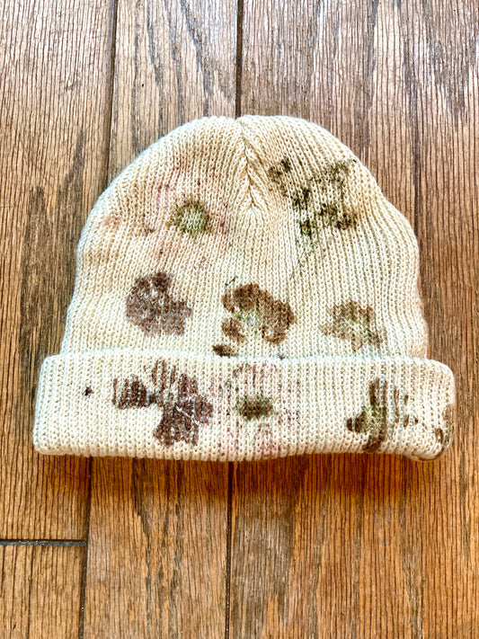 Flower Pressed Beanie - The Queen Annes Lace