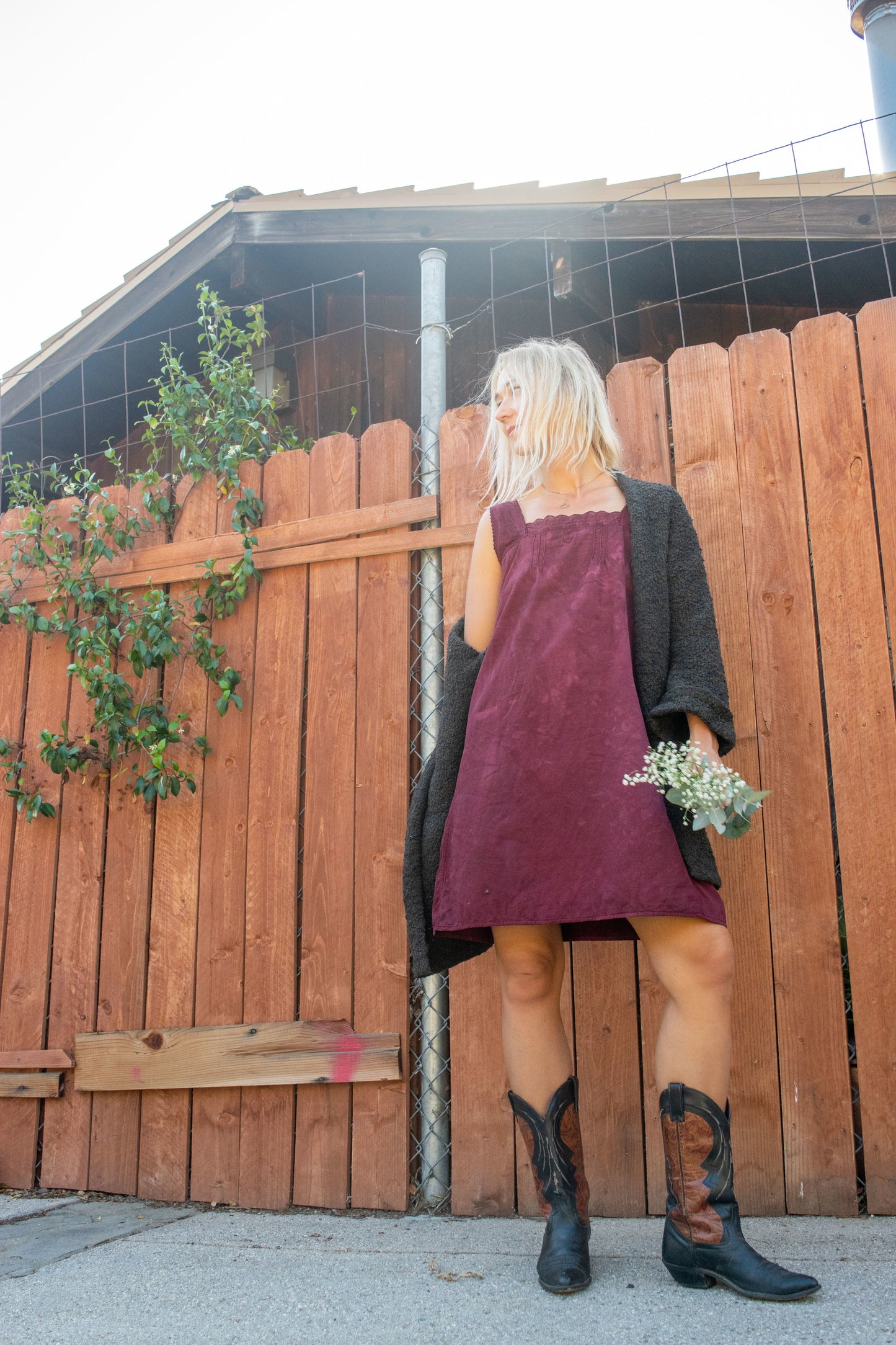 Sequoia & Lac Cotton A-line Dress