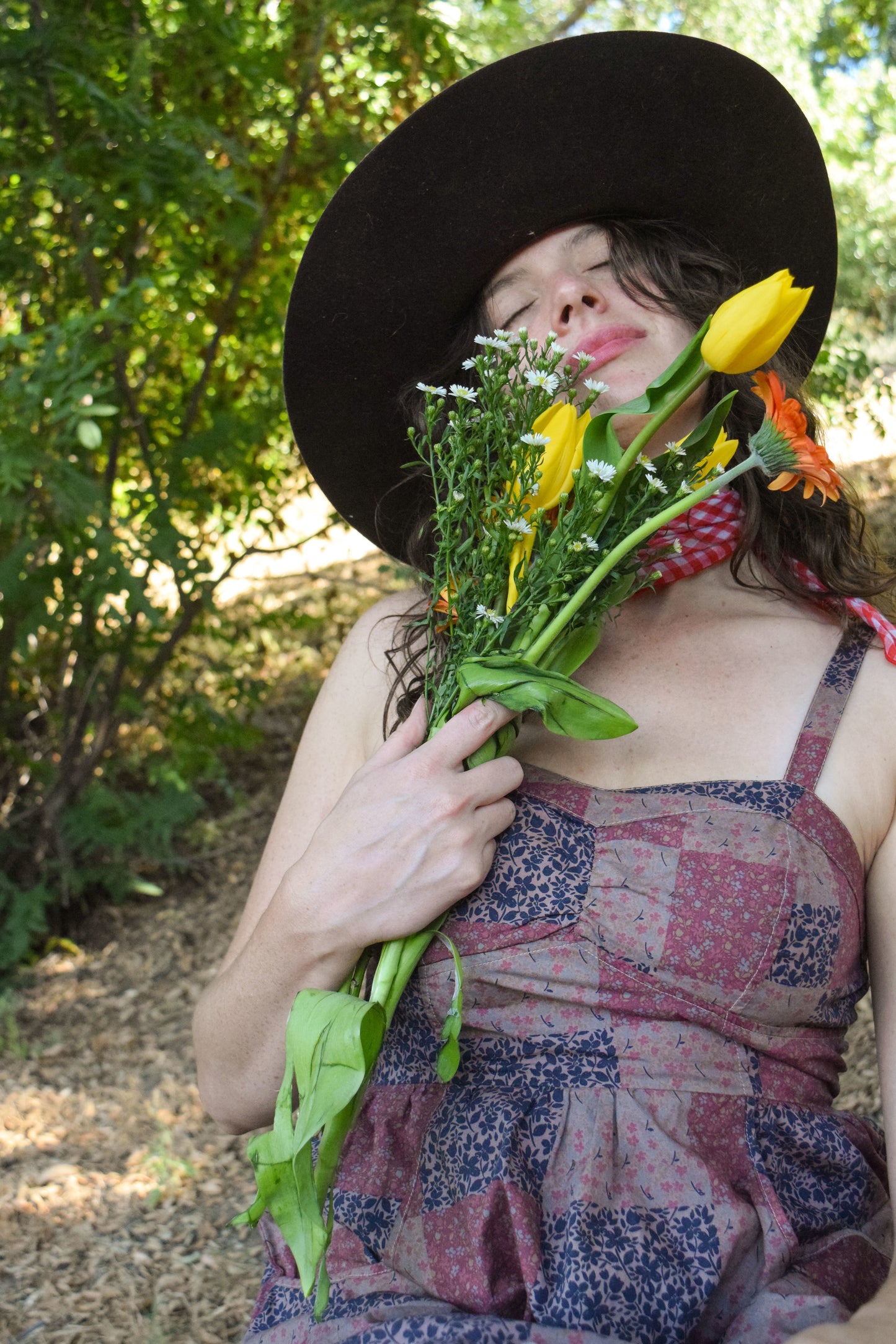 Cutch & Logwood Printed Patch Dress