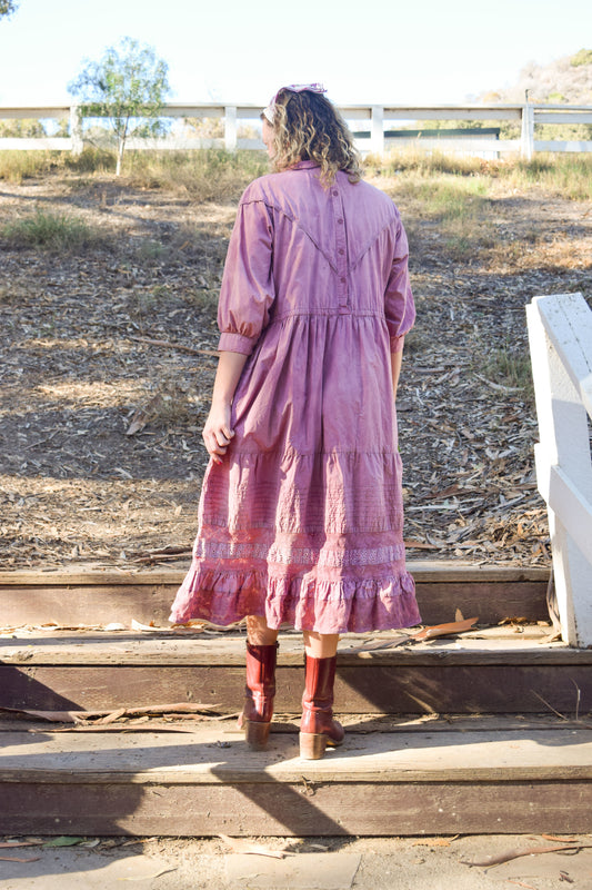 Madder & LAC 70's Wedding Dress