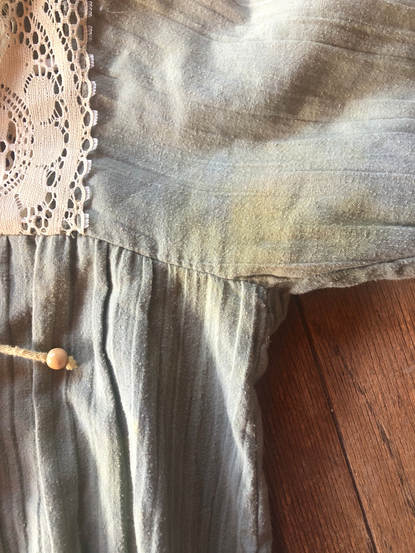 Marigold Doily Collar Maxi Dress