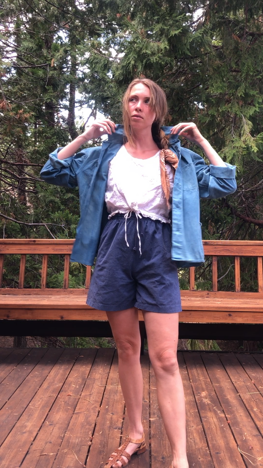 Indigo Workwear Jacket