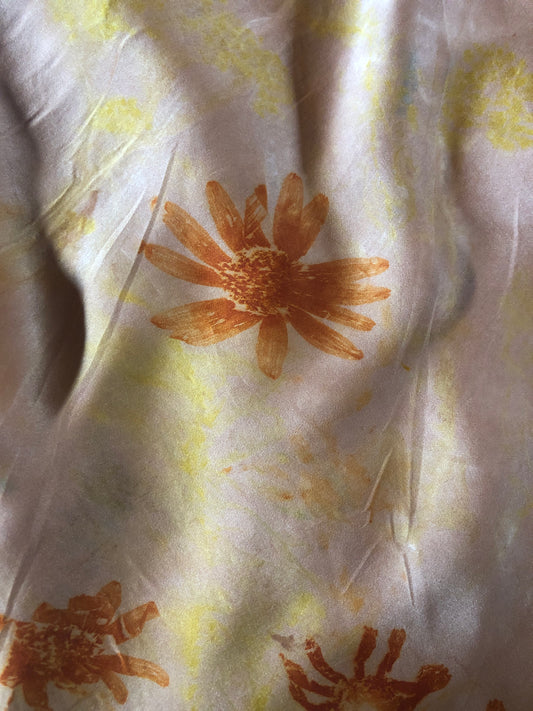 Toyon Silk Bundle Dyed Slip Dress