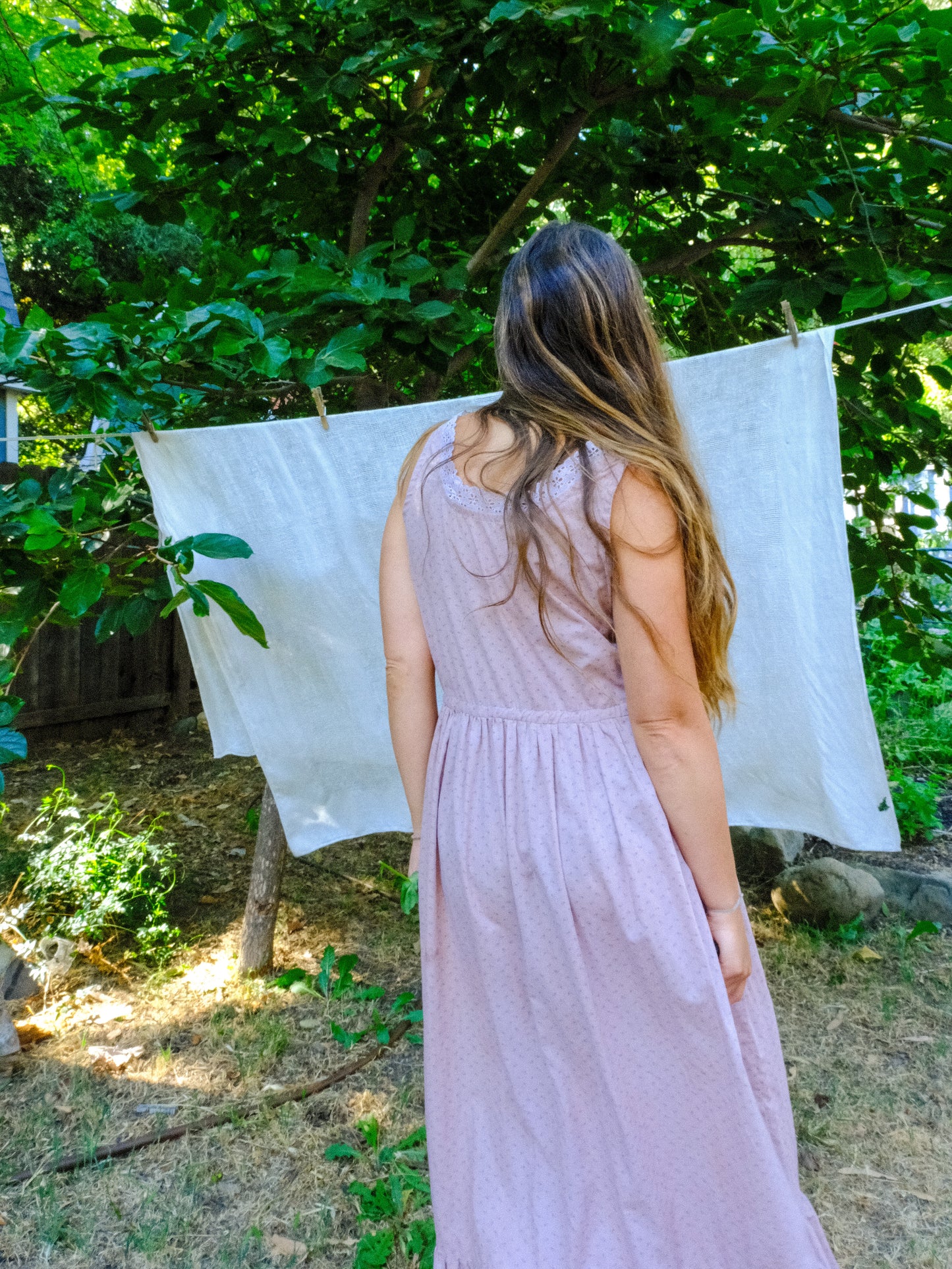 Logwood & Cutch Adjustable Waist Floral Maxi dress