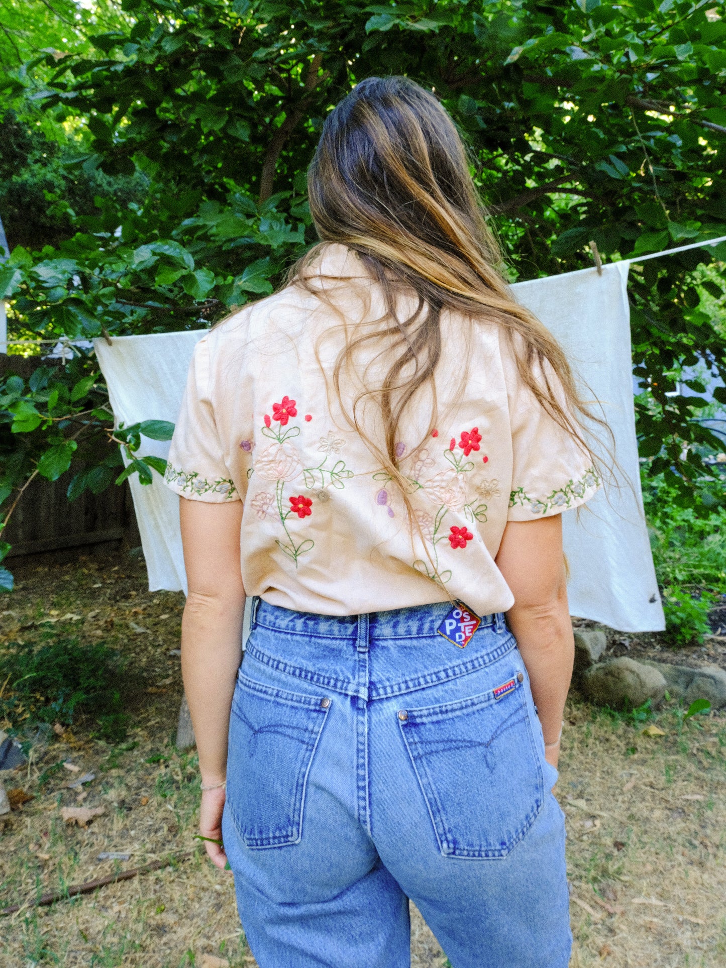 Cutch Darling Embroidered Short Sleeve Blouse