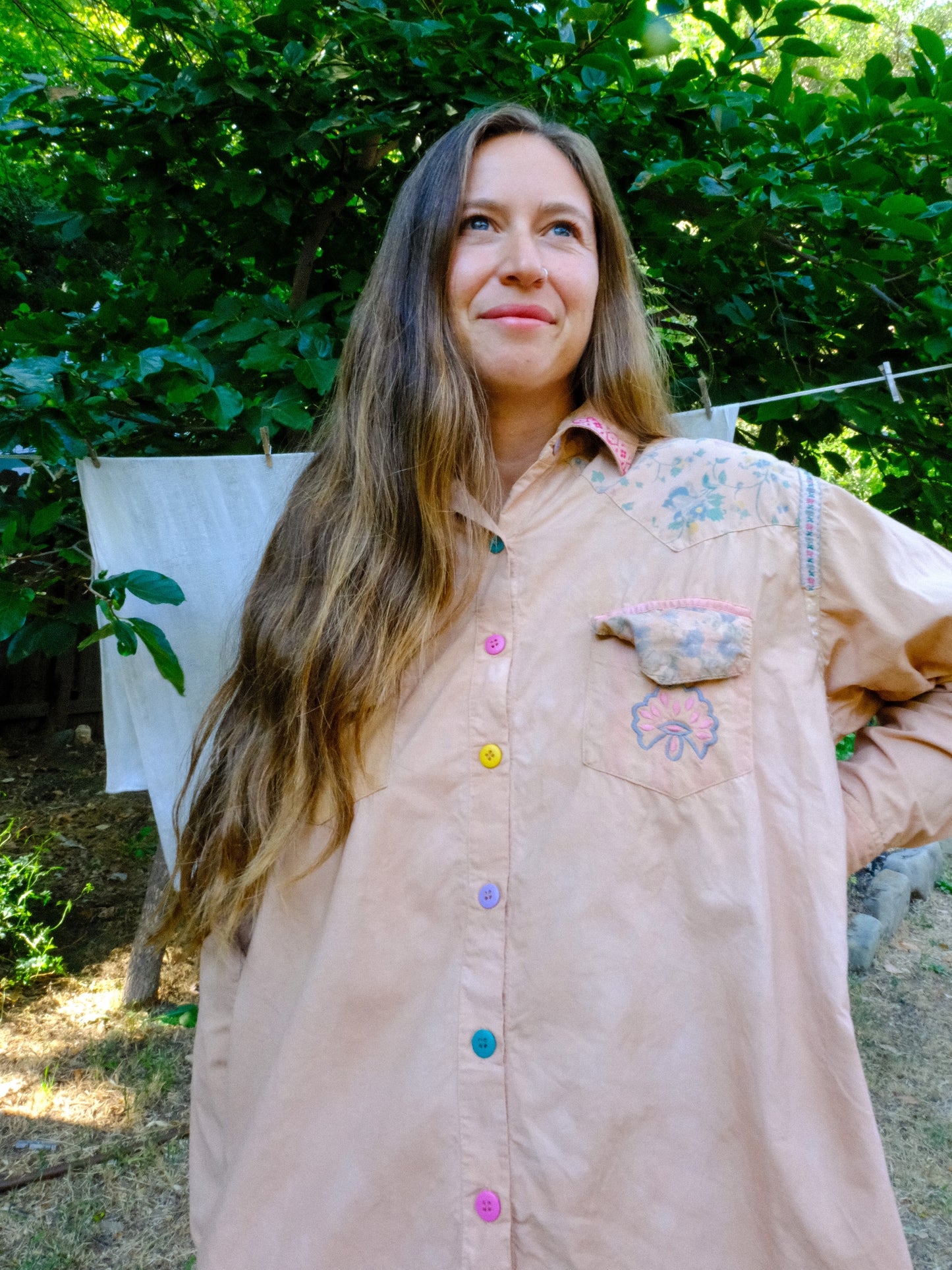 Cutch Patchwork Longsleeve Button Up