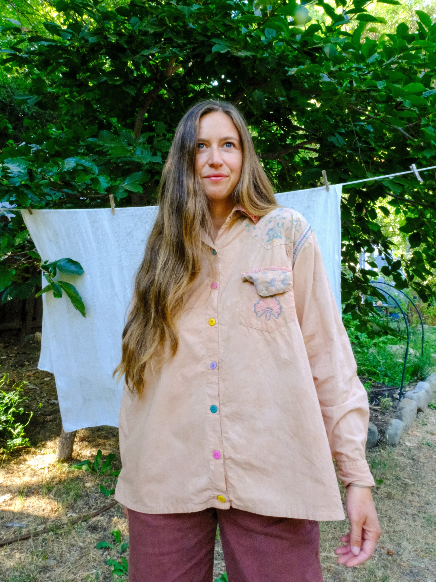 Cutch Patchwork Longsleeve Button Up