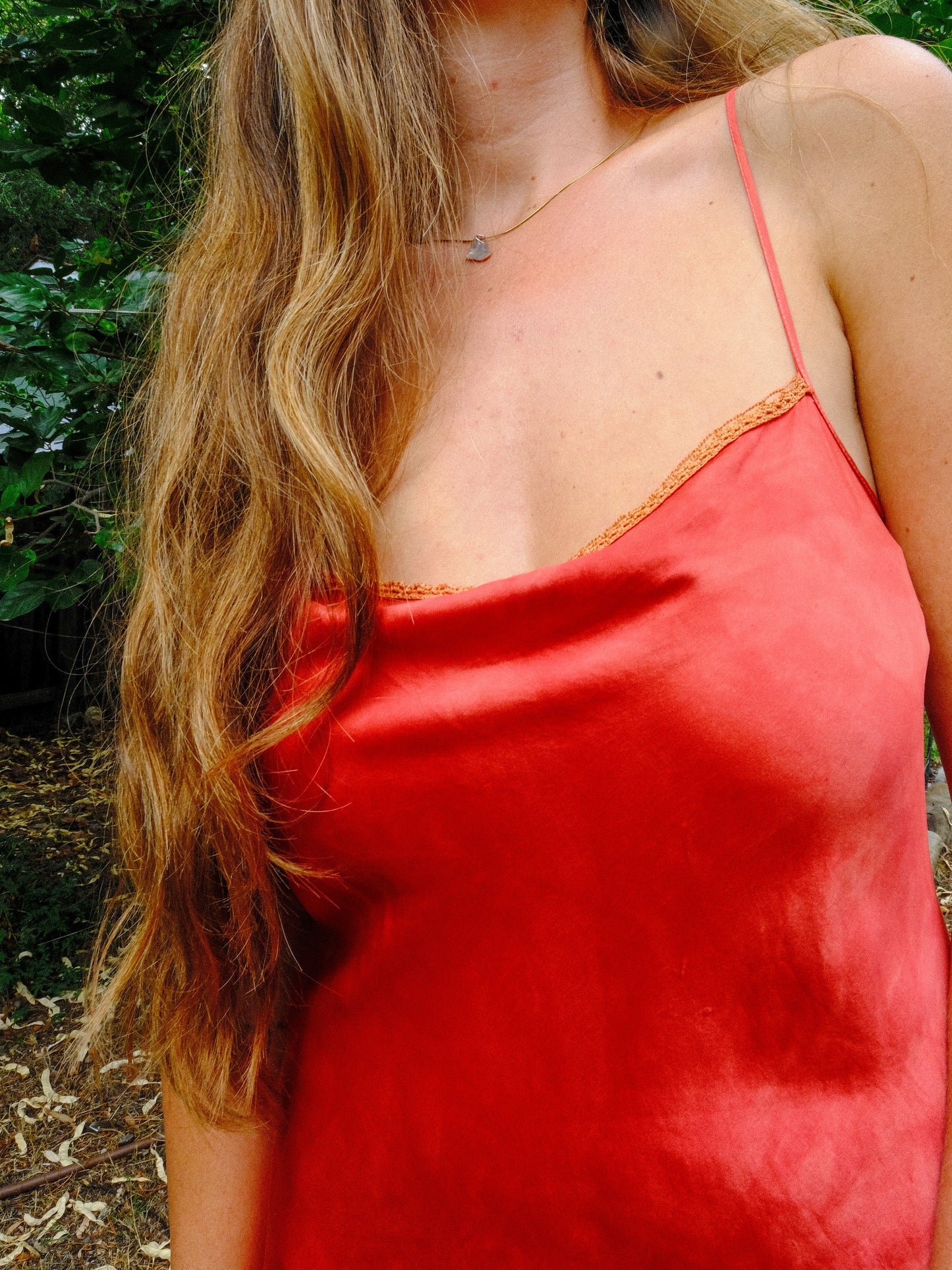 Madder Silk Slip Dress