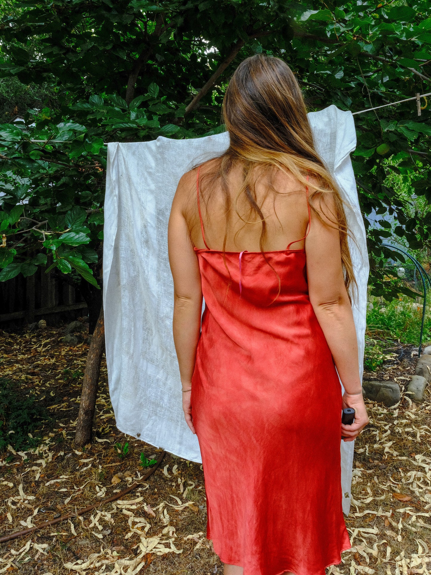 Madder Silk Slip Dress