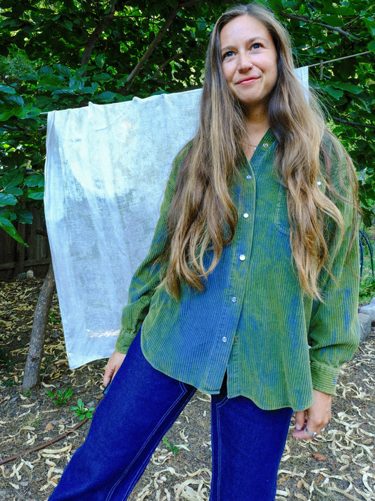 Indigo & Osage Corduroy Blouse