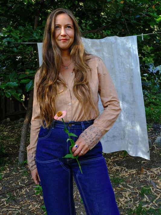 Cutch & Logwood Western Blouse