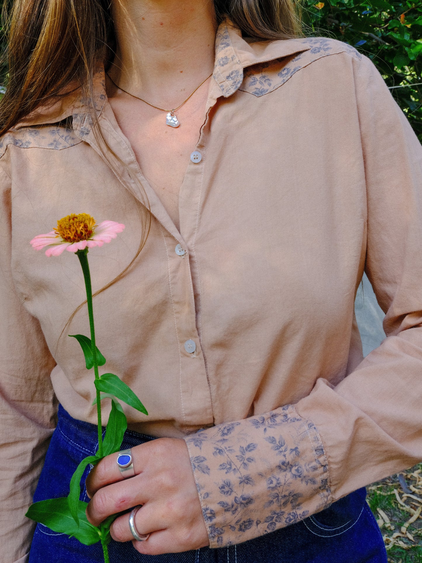 Cutch & Logwood Western Blouse