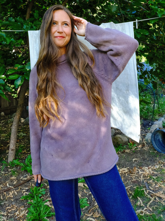 Seqouia Cotton Knit Long Sweater